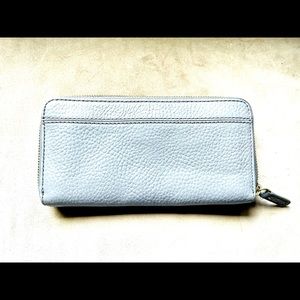 FOSSIL Leather Wallet Gray